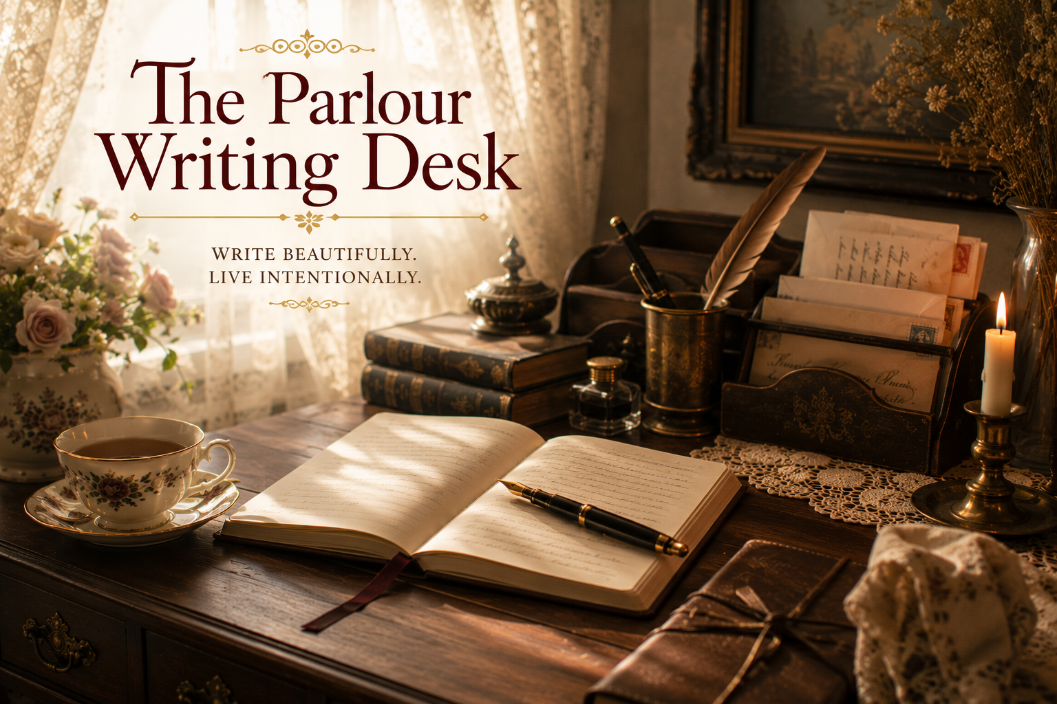 The Parlour Writing Desk feature.