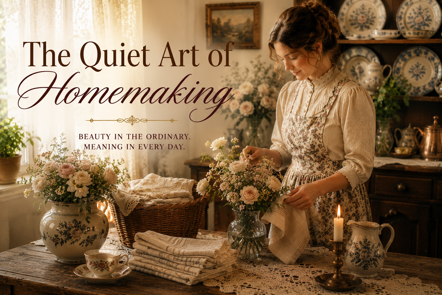 The Quiet Art of Homemaking feature.